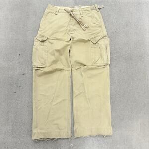 Y2K Abercrombie Fitch Baggy Men's Twill AF Cargo Pant Size 32
